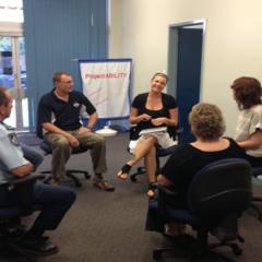 Six ASEP team members discuss project